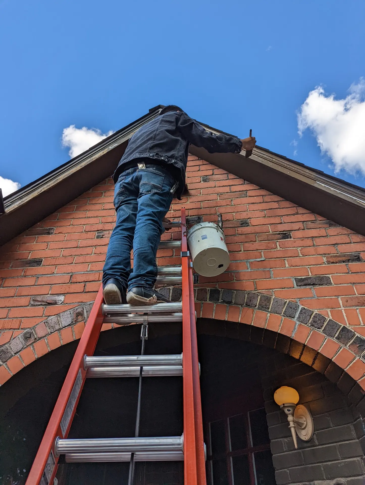 Exterior trim painting